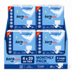 Πανες ακρατειας Kera Slip Xlarge Super Monthly pack 80 τεμαχιων