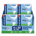 Πανες ακρατειας Kera Slip Large Super Monthly pack 80 τεμαχιων