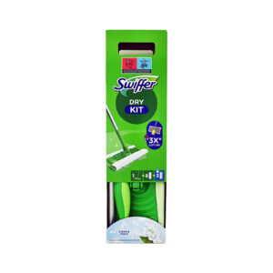 Swiffer Dry Starter Kit Σύστημα Καθαρισμού Dry & Wet με 1 Λαβή, 8 Στεγνά Πανάκια & 3 Υγρά Πανάκια, 1σετ