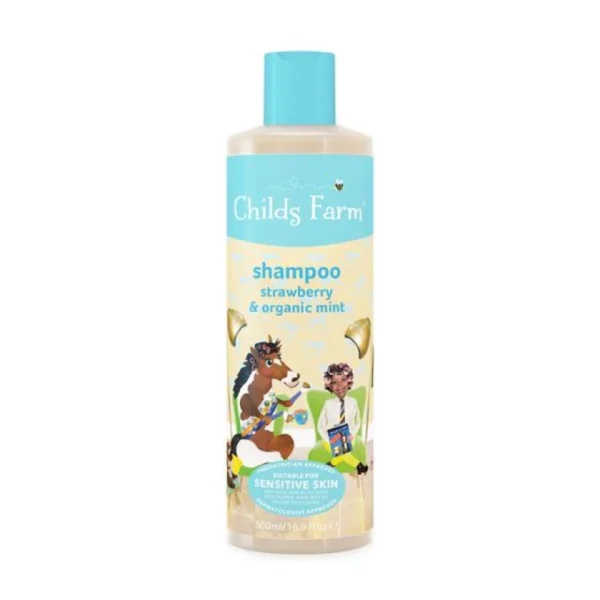 CHILDS FARM Shampoo, Strawberry & Organic Mint, Παιδικό Σαμπουάν - 500ml - Image 1