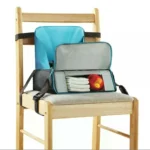 Munchkin Travel Booster Seat Τσάντα και Καρεκλάκι Φαγητού 2 σε 1 σε Γκρι/Γαλάζιο Χρώμα 1 Τεμάχιο - Image 3