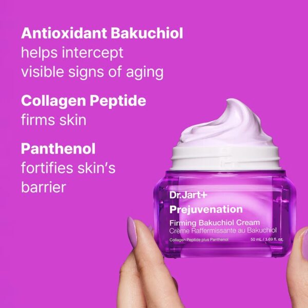 Dr. Jart+ Prejuvenation Bakuchiol Κρέμα Προσώπου για Ενυδάτωση, Αντιγήρανση & Σύσφιξη με Ρετινόλη & Κολλαγόνο 50ml - Image 5