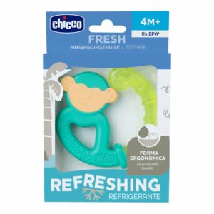 Chicco Βρεφικός Μασητικός Κρίκος Οδοντοφυΐας Σιλικόνης Mix Για 4+ Μηνών