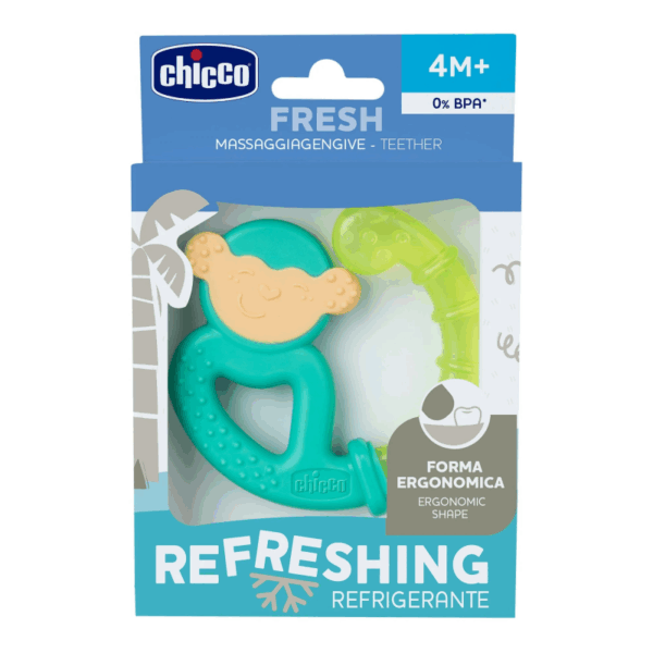 Chicco Βρεφικός Μασητικός Κρίκος Οδοντοφυΐας Σιλικόνης Mix Για 4+ Μηνών - Image 1