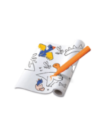 COLORING ROLL KIT- DINO WORLD - Image 2