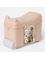 Little Roller Παιδική Βαλίτσα Ταξιδίου Καμπίνας Dusty Pink με 4 Ρόδες - Image 2
