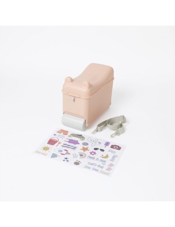 Little Roller Παιδική Βαλίτσα Ταξιδίου Καμπίνας Dusty Pink με 4 Ρόδες - Image 4
