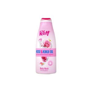 Keff αφρολουτρο με αρωμα τριανταφυλλο & Kukui oil gel 500 ml