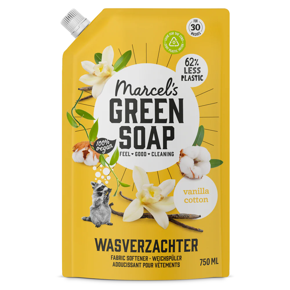 Marcel's Green Soap Μαλακτικό Ρούχων με αρωμα Βαμβάκι & Βανίλια Ανταλλακτικό 750 ml Marcel's Green Soap Μαλακτικό Ρούχων με αρωμα Βαμβάκι & Βανίλια Ανταλλακτικό 750 ml - Image 1