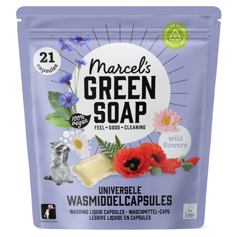 Marcel's Green Soap Κάψουλες Πλυντηρίου Άγρια Λουλούδια 21 κάψουλες Marcel's Green Soap Κάψουλες Πλυντηρίου Άγρια Λουλούδια 21 κάψουλες - Image 1