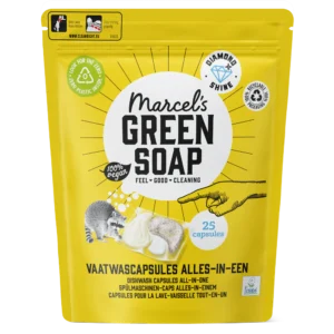 Marcel’s Green Soap κάψουλες πλυντηρίου πιάτων all-in-one 25 καψουλες