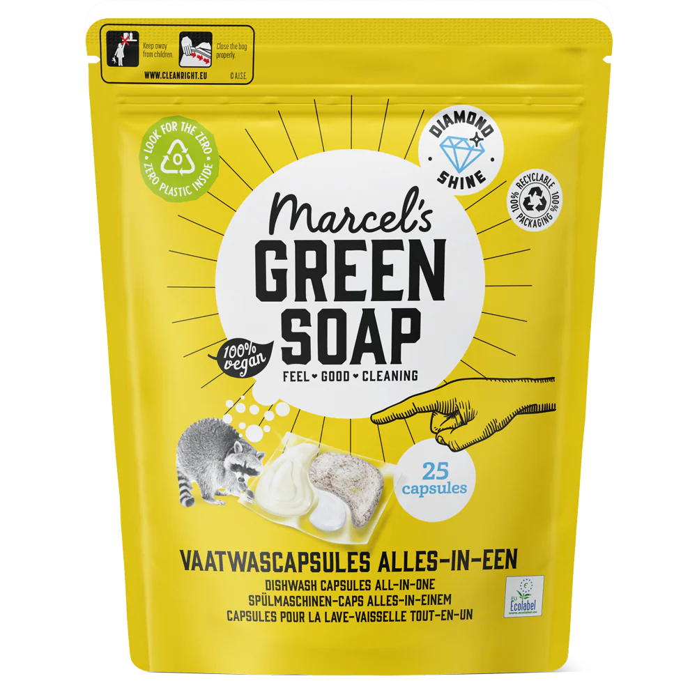 Marcel’s Green Soap κάψουλες πλυντηρίου πιάτων all-in-one 25 καψουλες Marcel’s Green Soap κάψουλες πλυντηρίου πιάτων all-in-one 25 καψουλες - Image 1