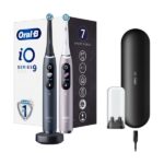 Oral-B IO Series 9 Ηλεκτρική Οδοντόβουρτσα με Χρονομετρητή, Αισθητήρα Πίεσης και Θήκη Ταξιδίου Duo Black Onyx & Rose Quartz