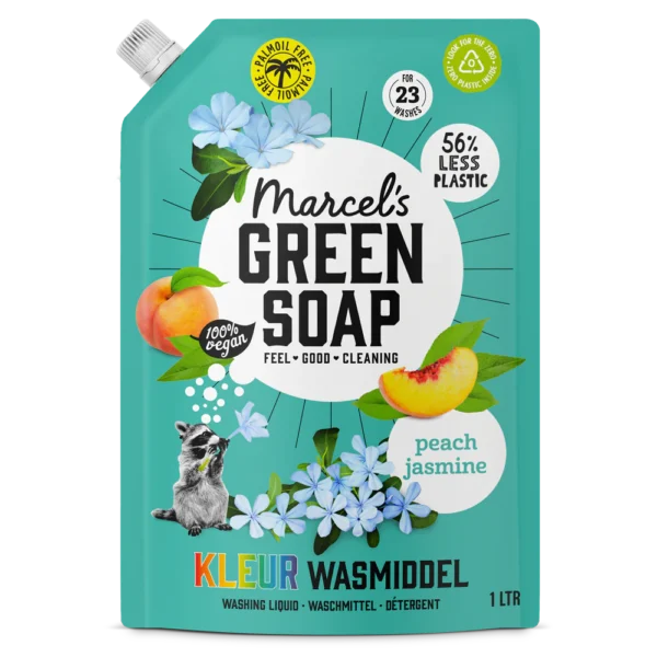 Marcel’s Green Soap Απορρυπαντικό ρούχων για χρωματιστά 1Lt Refill - Image 1