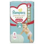 Pampers Premium Pants Jumbo Pack+ no4 9-15kg 58 τμχ