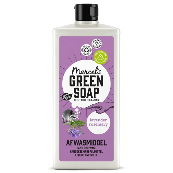 Marcel’s Green Soap Υγρό πιάτων Λεβάντα & Δενδρολίβανο 500ml - Image 1