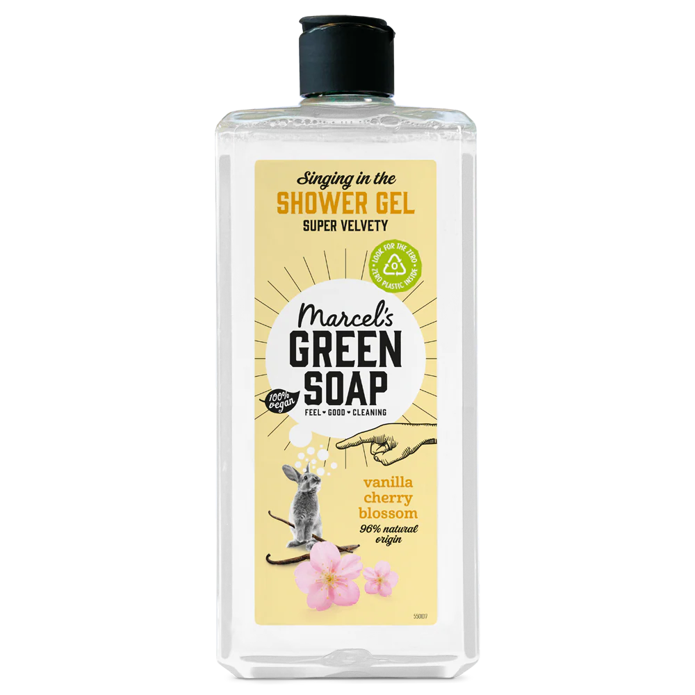 Marcel’s Green Soap Αφρόλουτρο Βανίλια & άνθη κερασιάς 300ml Marcel’s Green Soap Αφρόλουτρο Βανίλια & άνθη κερασιάς 300ml - Image 1