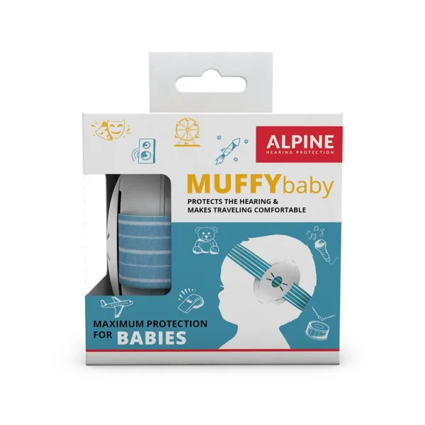 Muffy Baby Γαλάζιες Ωτοασπίδες για Μωρά και Νήπια - Image 1