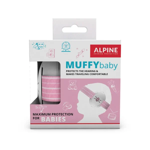Muffy Baby Ροζ Ωτοασπίδες για Μωρά και Νήπια - Image 1