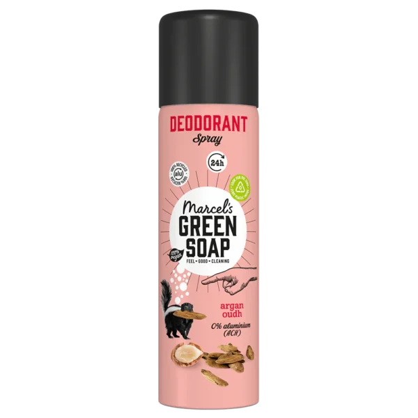 Marcel’s Green Soap αποσμητικό σπρέι Αργκάν & Oudh 150ml - Image 1