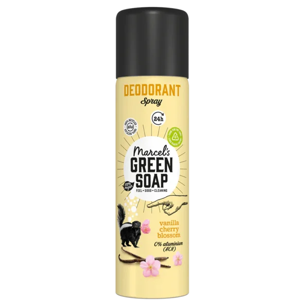 Marcel’s Green Soap αποσμητικό σπρέι βανίλια & ανθος κερασιάς 150ml - Image 1