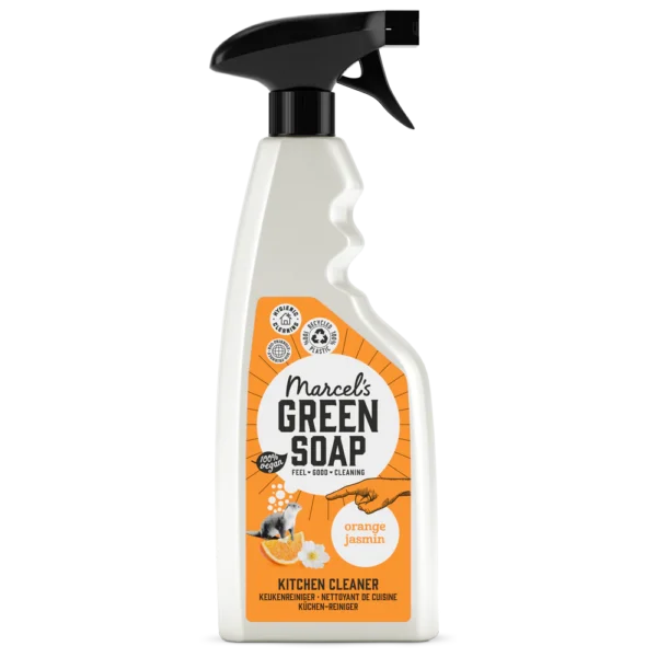 Marcel’s Green Soap καθαριστικό σπρέι κουζίνας Πορτοκάλι & γιασεμί 500ml - Image 1