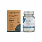 Georganics Natural Peppermint Mouthwash Tablets 180 Tablets Refreshing Strengthening - Image 2