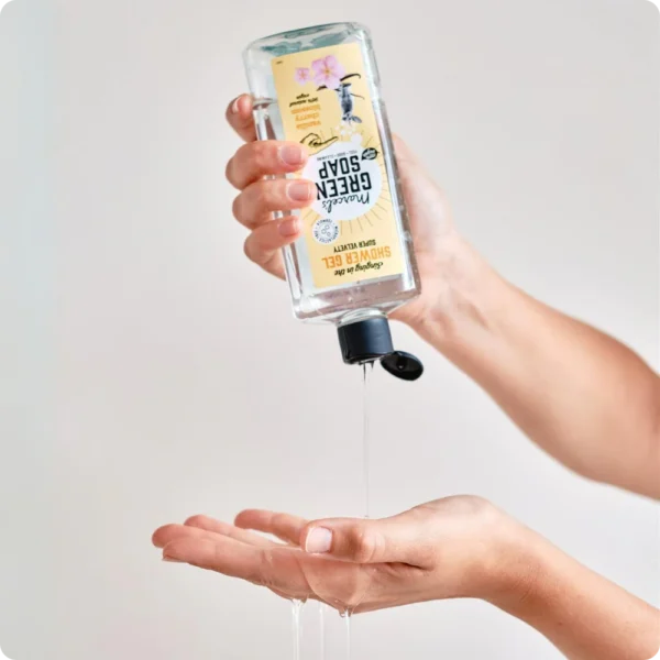 Marcel’s Green Soap Αφρόλουτρο Βανίλια & άνθη κερασιάς 300ml - Image 2