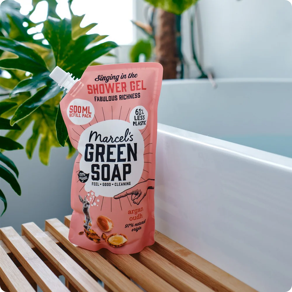 Marcel's Green Soap Ανταλλακτικό Αφρόλουτρο  Άργκαν & Ουντ 500 ml Marcel's Green Soap Ανταλλακτικό Αφρόλουτρο  Άργκαν & Ουντ 500 ml - Image 3