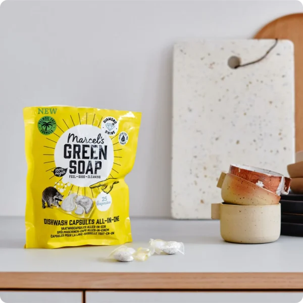 Marcel’s Green Soap κάψουλες πλυντηρίου πιάτων all-in-one 25 καψουλες - Image 4