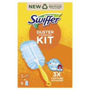Swiffer Kit Duster Χειρολαβή & Ανταλλακτικά Φτερά 5τμχ