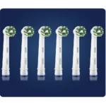 Oral-B Pro Cross Action Medium Electric Toothbrush Replacement Head Mega Pack White 6 Τεμάχια - Image 2