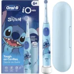 Oral-B iO Disney Stitch Επαναφορτιζόμενη Ηλεκτρική Οδοντόβουρτσα, 1τεμ, Κεφαλή Οδοντόβουρτσας, 1τεμ & Θήκη Ταξιδίου, 1τεμ από 6+ ετών, 1σετ