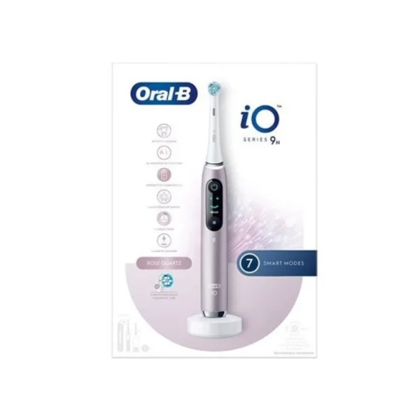 Oral-B iO Series 9 Magnetic Rose Quartz Electric Toothbrush 1 Τεμάχιο