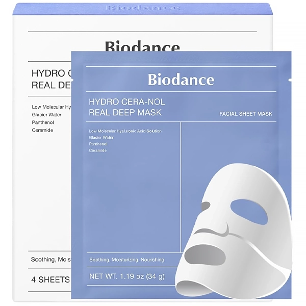 Biodance Cera-nol Real Deep Μάσκα Ομορφιάς Προσώπου Νύχτας για Ενυδάτωση 4 τμχ x 34gr Biodance Cera-nol Real Deep Μάσκα Ομορφιάς Προσώπου Νύχτας για Ενυδάτωση 4 τμχ x 34gr - Image 1