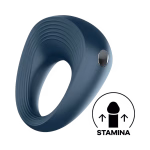 Satisfyer Vibrating Cock Ring 5.5cm – Dark Blue