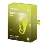 Satisfyer Spectacular Duo Ring Vibrator Yellow - Image 2