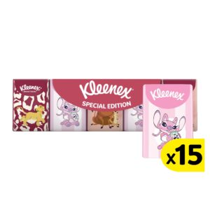 Kleenex Disney Mini Χαρτομάντηλα Τσέπης για παιδιά Marvel and Frozen Mix 4-Ply 15τμχ