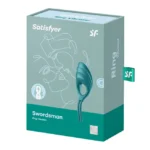 Satisfyer Swordsman Green – Δονούμενο Δαχτυλίδι για Ζευγάρια (USB, Αδιάβροχο)