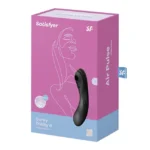 Satisfyer Curvy Trinity 4 Αναρροφητής Αιδοίου με Δόνηση Black