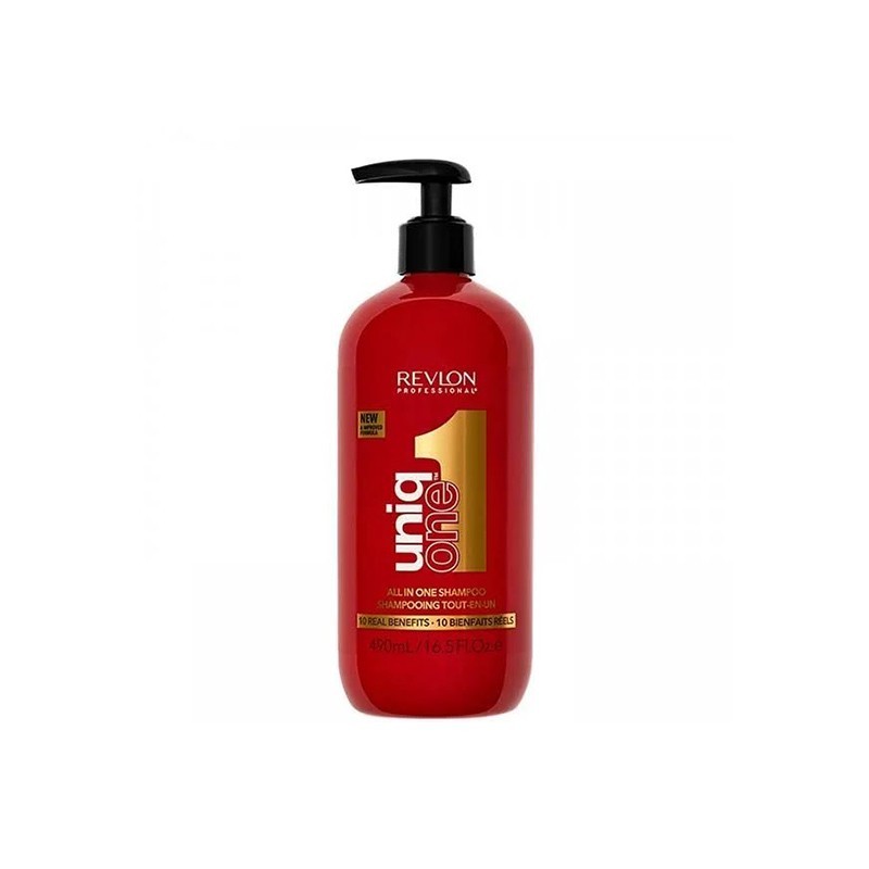Revlon Uniq One All In One Σαμπουάν Αναδόμησης/Θρέψης & Ενυδάτωσης για Όλους τους Τύπους Μαλλιών 490ml Revlon Uniq One All In One Σαμπουάν Αναδόμησης/Θρέψης & Ενυδάτωσης για Όλους τους Τύπους Μαλλιών 490ml - Image 1