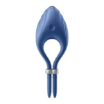 Satisfyer Duelist Blue – Δονούμενο Cock Ring για Ζευγάρια (Αδιάβροχο, USB) - Image 5