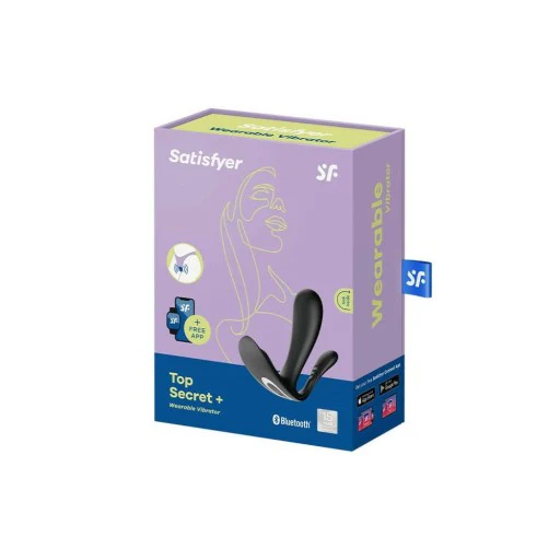 Satisfyer Top Secret + Mini Δονητής για Ζευγάρια 11cm Μαύρος Satisfyer Top Secret + Mini Δονητής για Ζευγάρια 11cm Μαύρος - Image 1