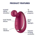 Satisfyer Spot On 1 Mini Κλειτοριδικός Δονητής 7.5cm Κόκκινος - Image 3
