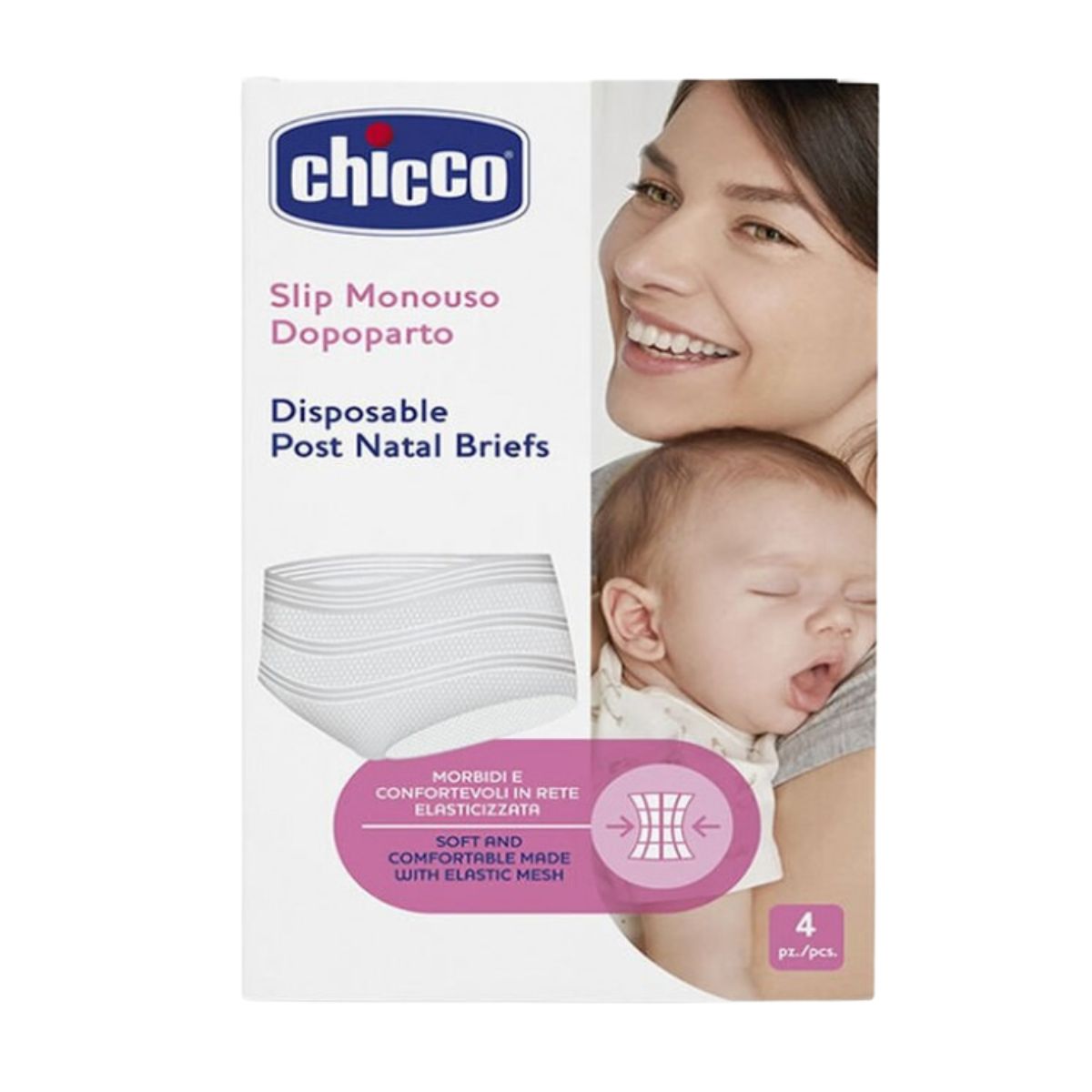 Chicco Σλιπ Ελαστικό Με Δίχτυ Μιας Χρήσης Νο4 - 4τμχ Chicco Σλιπ Ελαστικό Με Δίχτυ Μιας Χρήσης Νο4 - 4τμχ - Image 1