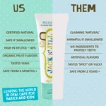 Jack n' Jill Οδοντόκρεμα με Γεύση Milkshake για 6m+ 50gr - Image 5