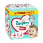 Pampers Πανες Premium Care Pants Monthly Pack (114τεμ) Νo4 (9-15kg) - Συνδρομητικό πακέτο