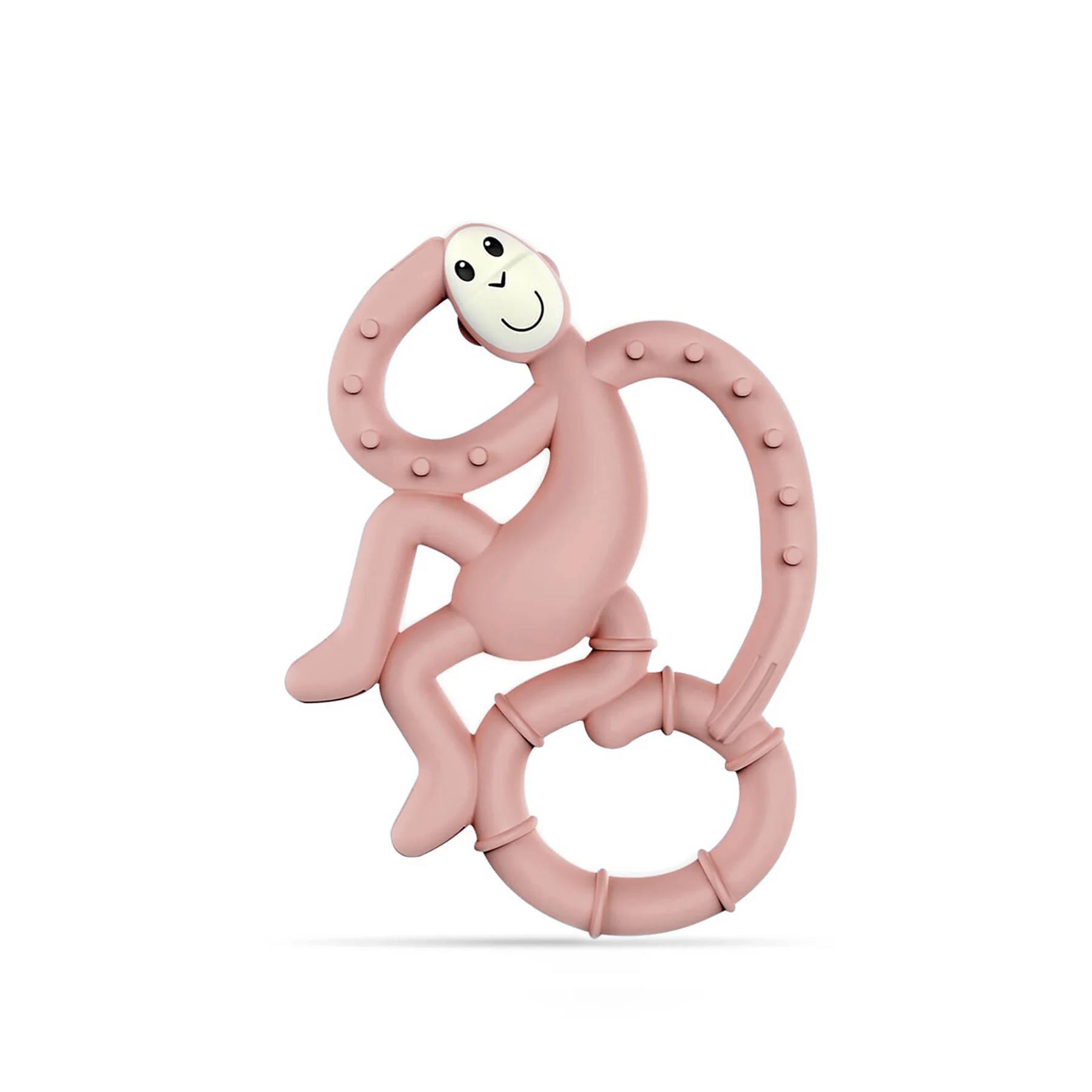 MINI MONKEY TEETHER - DUSTY PINK MINI MONKEY TEETHER - DUSTY PINK - Image 1