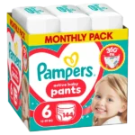 Πάνες Pampers Pants Monthly Pack no6 16+ kg - 144τμχ