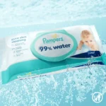 Pampers 99% Water Baby Wipes 180 Τεμάχια (3x60 Τεμάχια) - Image 4
